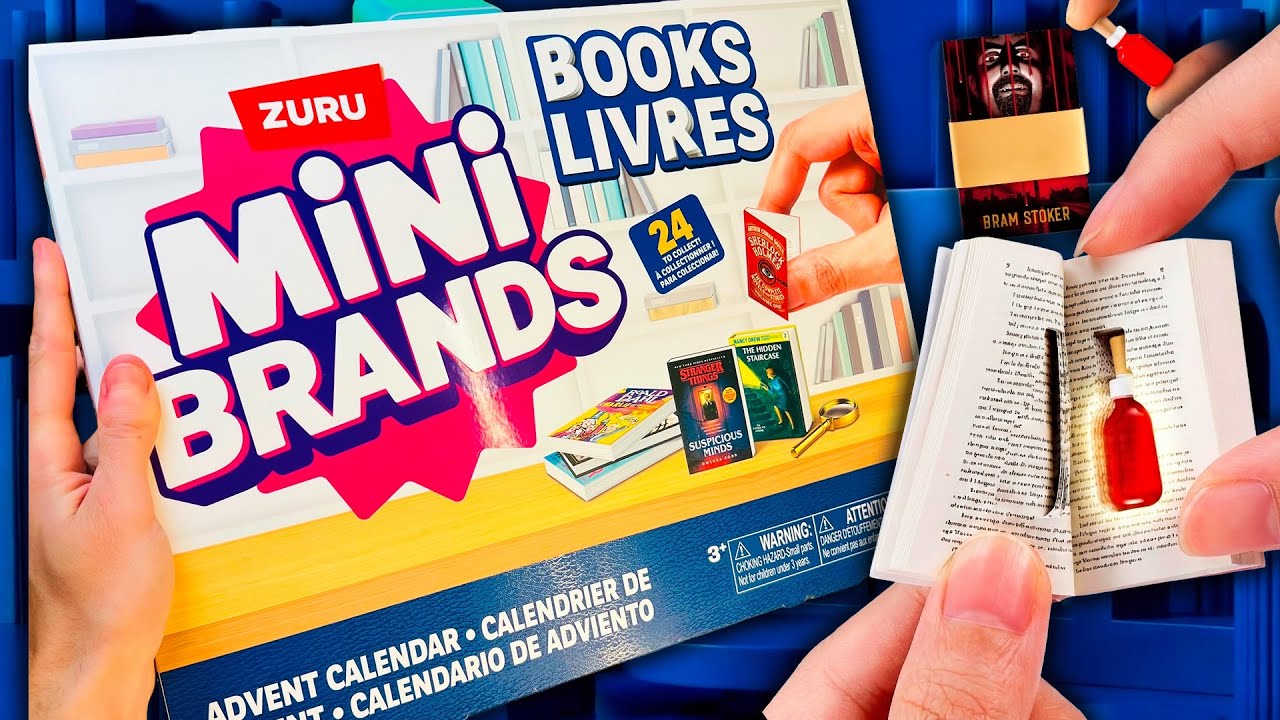Unboxing del Calendario de Adviento de Mini Libros · los 24 días abiertos