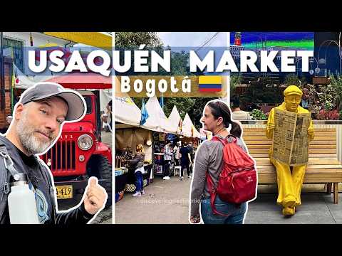Usaquén Market Bogotá 🇨🇴  Coffee, Crafts & Street Performers
