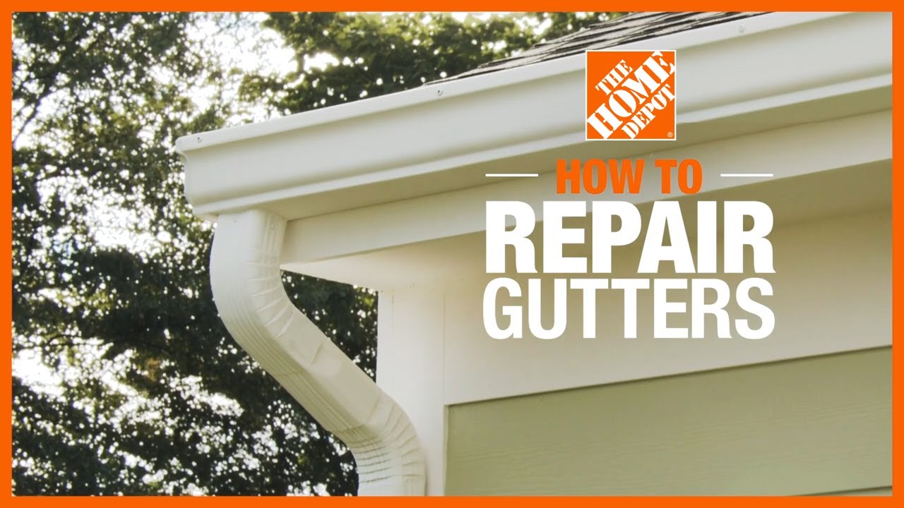 video how to repair leaking gutters