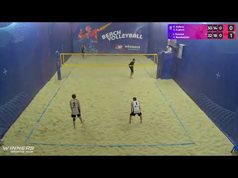 16:20 V. Kelbas / V. Kushch - I. Datsiuk / Y. Bohdashkin 18.04.2023 | Winners Beach Volleyball