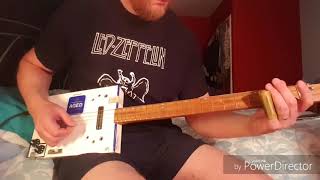 How to play You Can&#39;t Teach An Old Dog New Tricks by Seasick Steve on Cigar Box Guitar