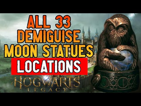 Hogwarts Legacy - All 33 Demiguise Moon Statues Locations (Demiguise Dread Achievement)