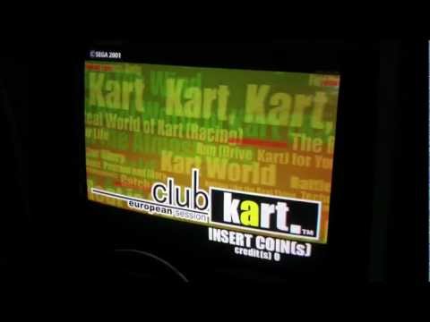Sega Club Kart European Session Attract Mode