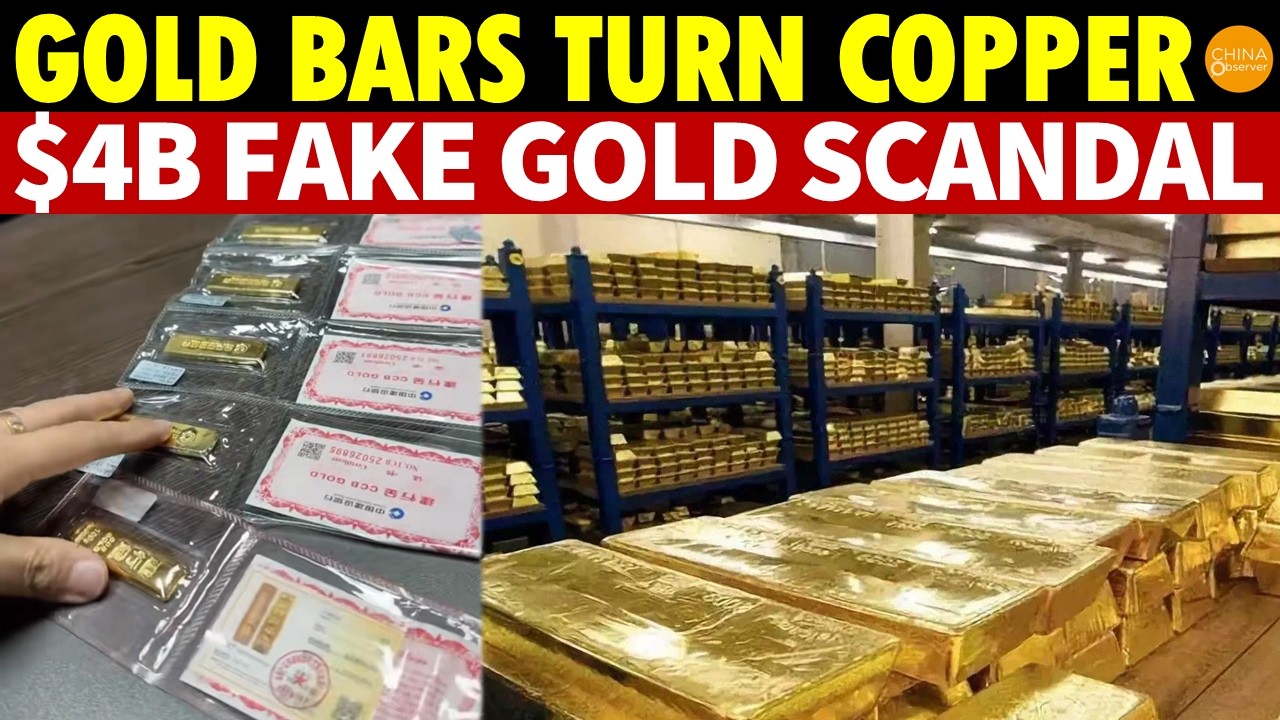China’s State Bank Gold Bar Found To Be Copper: $4 Billion Fake Gold Scandal Exposed