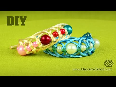 Spiral Macrame Patterns DIY Macrame Spiral Bracelets