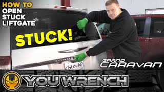 How to Manually Unlock a Stuck Power Liftgate - Grand Caravan (2008-2020) Town & Country