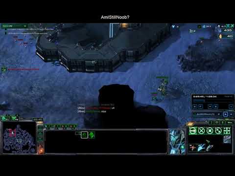 Starcraft 2 Arcade Neostar RPG Harder Difficulty Very Close Victory, attempted Wyverns