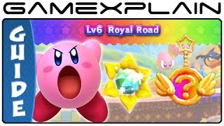 Kirby Triple Deluxe - World 6 Sun Stones & Rare Keychains Guide & Walkthrough (3DS)