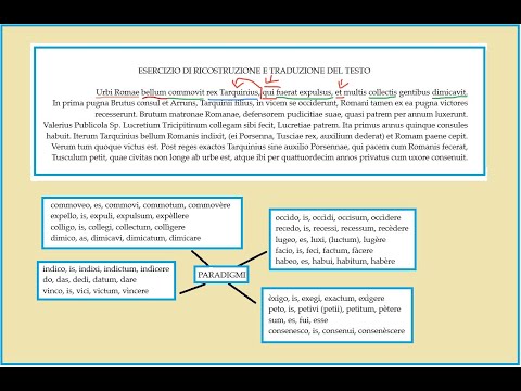 Videolezione 1 latino