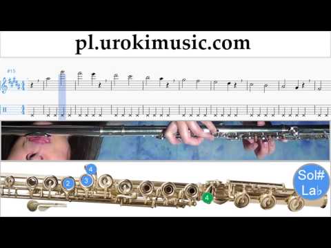Jak Grać Na Flecie David Guetta, Justin Bieber - 2U Tabulatura Lekcje Część 1 Ćwiczenia um-i463