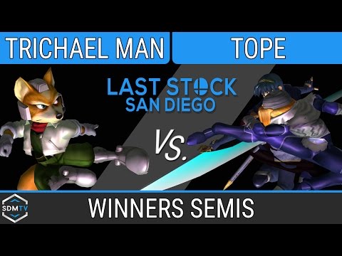 LSSD 84 - Trichael Man (Fox) vs. Tope (Sheik/Marth) - SSBM Winners Semis - Smash Melee