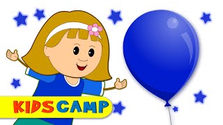 Learn Colors for Children | Blue Song | Colors Songs | Popular Nursery Rhymes by KidsCamp