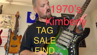 Video thumbnail for 70's Kimberly Teisco Guitar: Tag Sale Find - Knight Robot by Knight Robot