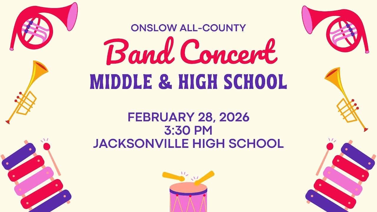 Onslow All-County Band 2026 — Middle & High School