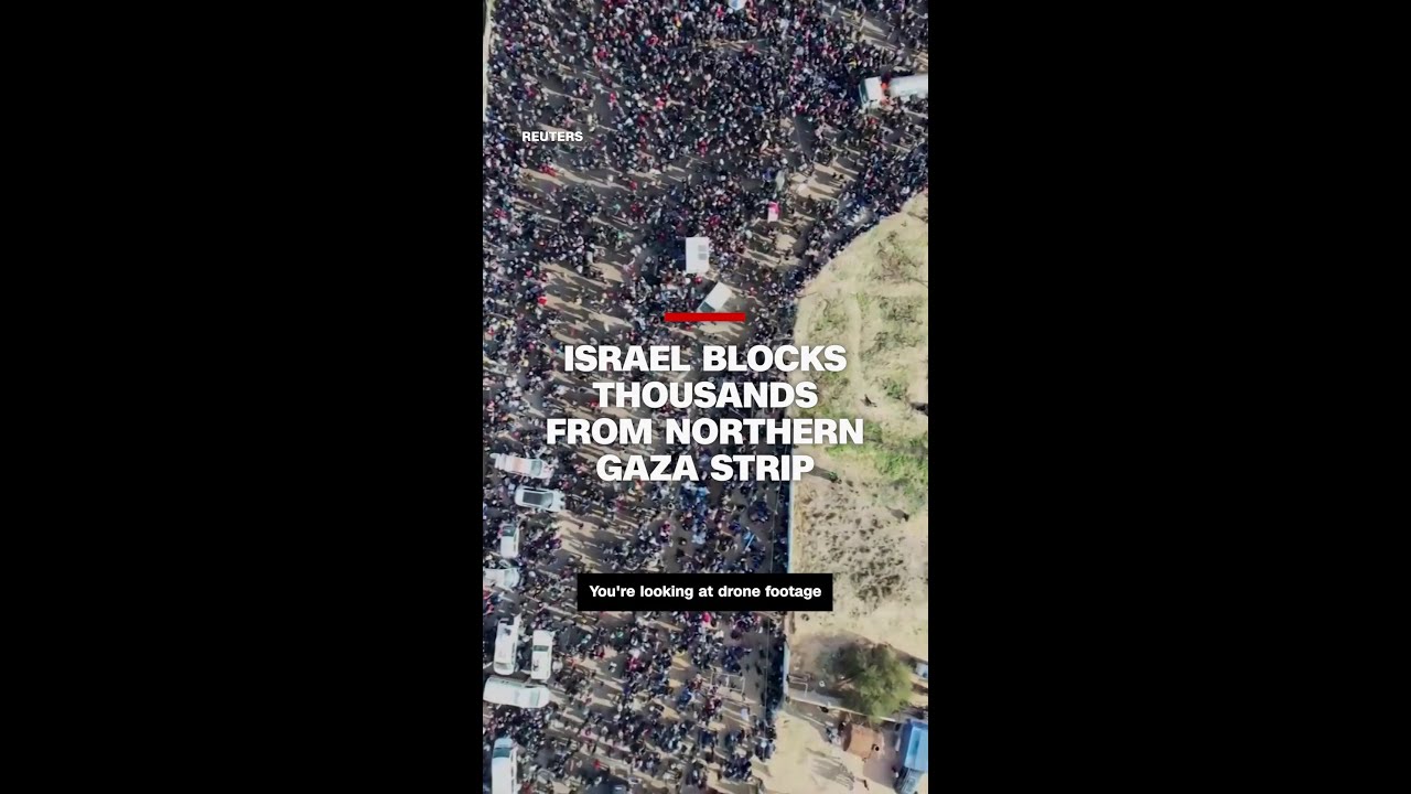 Israel blocks hundreds of thousands from northern Gaza Strip