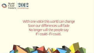 &quot;I Can,&quot; the 2012 World Choir Games Official Song by Kirk Franklin
