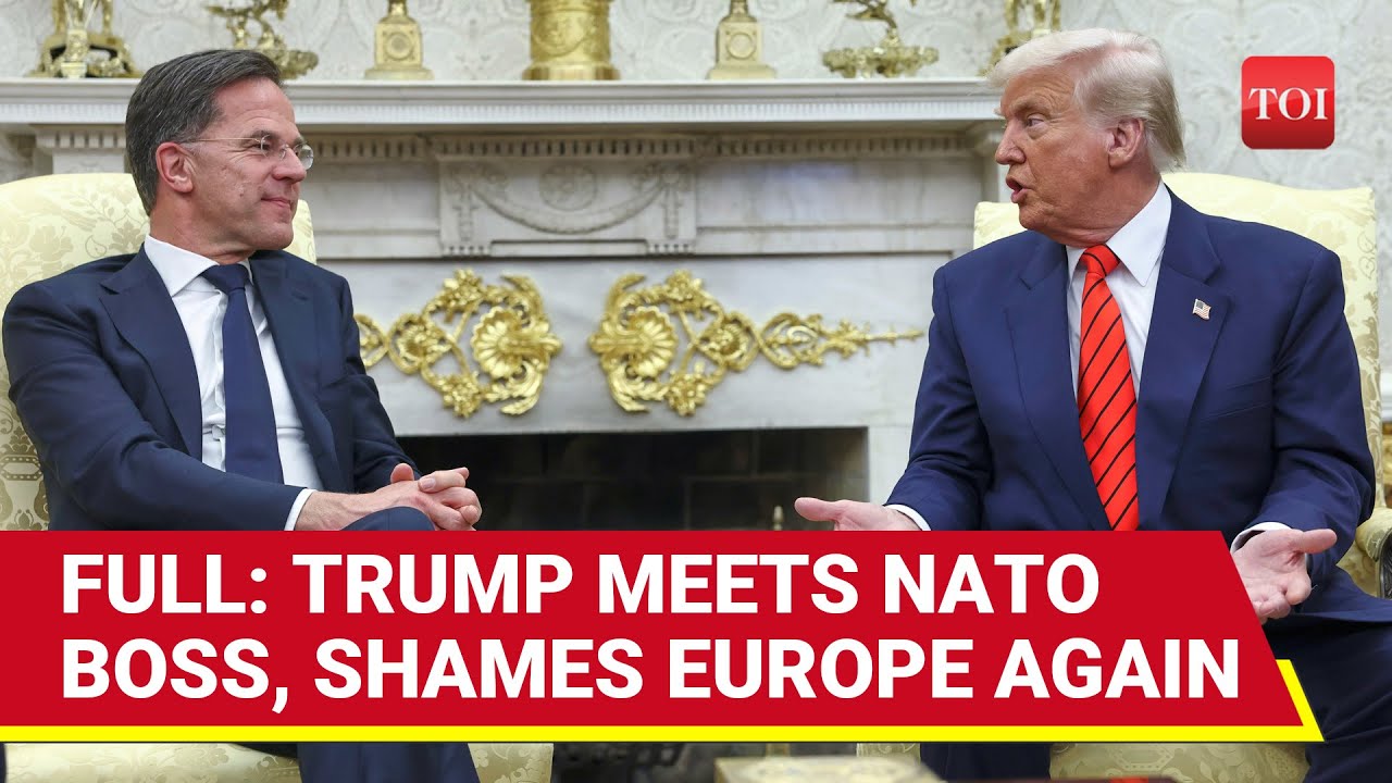 FULL VIDEO: Trump SHOCKS Europe, Says ‘Putin Won’t Attack’ In Front Of NATO Boss