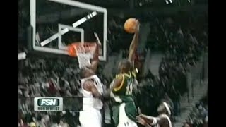 Jerome James, Sweet Lew & D-Miles' DUNK (11/30/04)