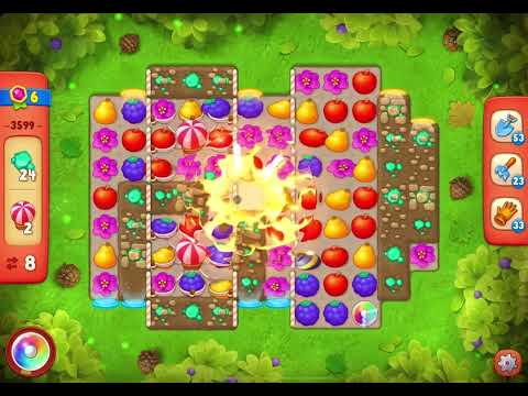 GardenScapes Level 3599 no boosters (14 moves)