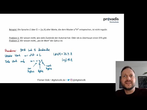 Werkzeugkasten Automatentheorie #12 - Nicht-Regularität einer Sprache mittels Pumping-Lemma zeigen
