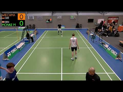 Luca Wiechmann 🇩🇪 - Mads Emil Monke 🇩🇰, MS, Yonex Dutch Junior International 2023