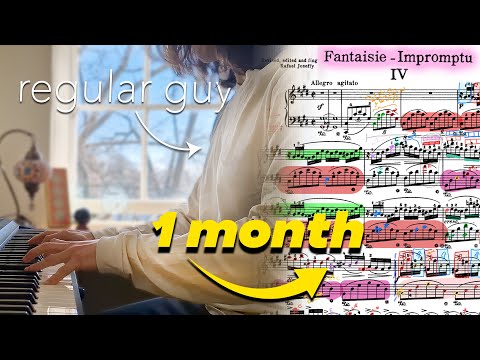 How I Attempted Chopin's Fantasie Impromptu in 1 Month