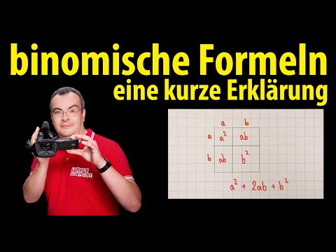 The binomial formulas - a brief explanation | Lehrerschmidt