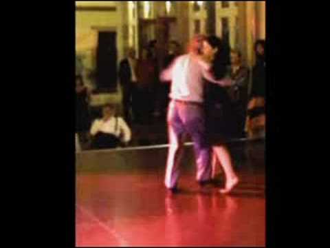  Alberto Dassieu  and  Paulina Spinoso  are  dancing  to  the  vals  "  Valsecito Criollo  "