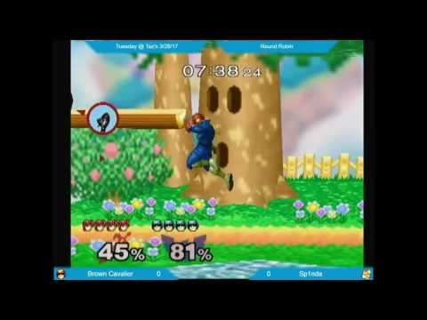 Tuesdays @ Taz's 3/28/17 - Metafour (Marth) vs Brown Cavalier (Captain Falcon)