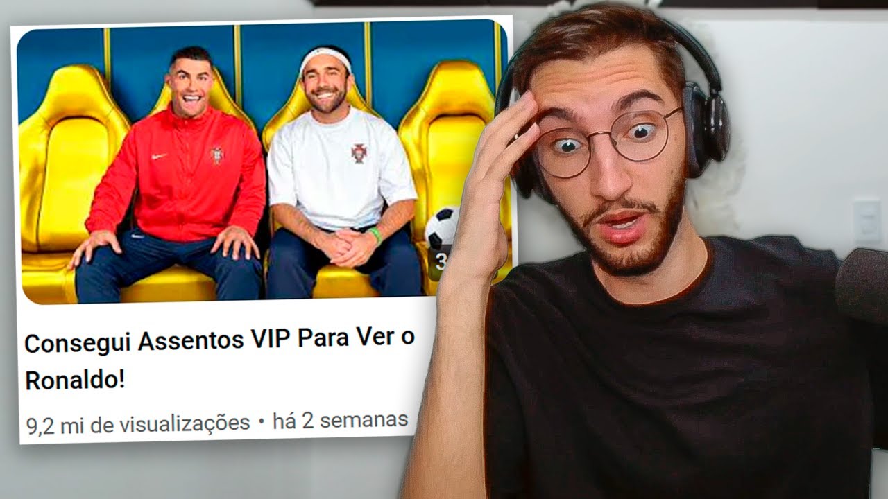 Consegui Assentos VIP Para Ver o Cristiano Ronaldo!