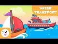 Water Transport Vehicles For Kids Vocabulary