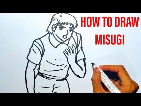 How to DRAW Misugi Captain Tsubasa: Rise of New Champions
