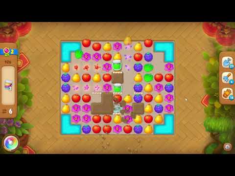Gardenscapes 926 Level - 18 moves - NO BooSTERS