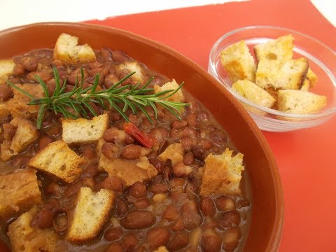Zuppa di fagioli. Ricetta napoletana della nonna - Le ricette d zia Franca