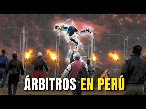 This is what referees are like in Peruvian football.