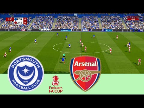 Portsmouth vs Arsenal 🔴 Live Stream | FA Cup | PES 2021