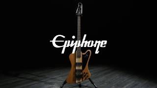 Video thumbnail for Epiphone Thunderbird PRO-IV Bass, Natural Oil | Gear4music demo by Gear4music Guitars