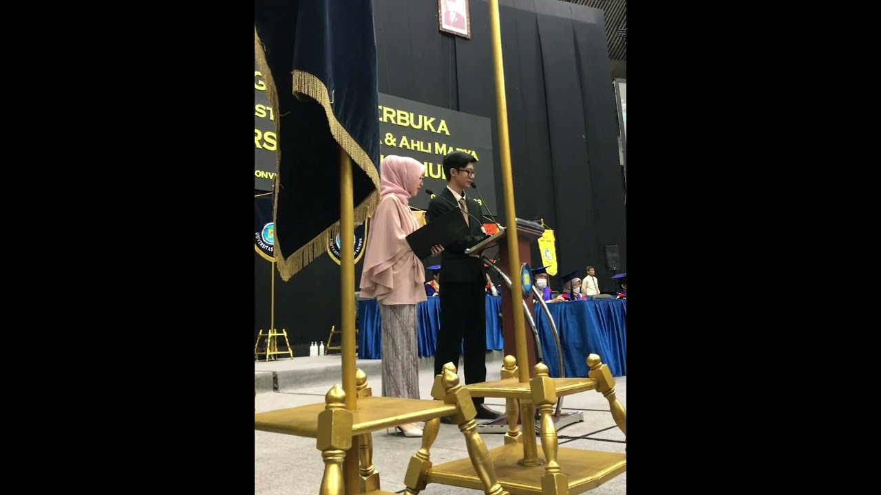 Pembaca Nama Wisudawan Wisuda UBL #MCwisuda #wisudaUBL