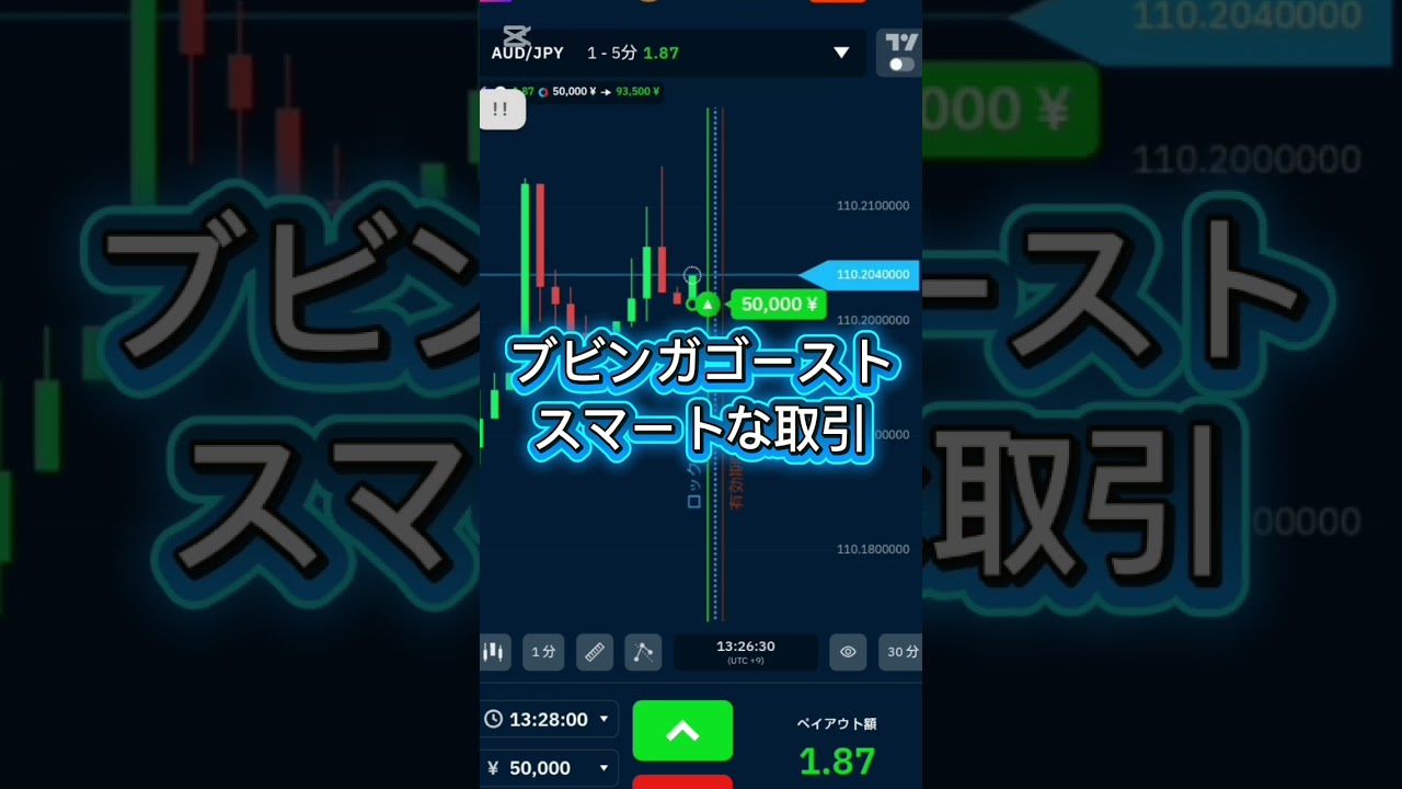 スマートに簡単取引！ブビンガゴースト。【バイナリーオプション】#バイナリーオプション #バイナリー