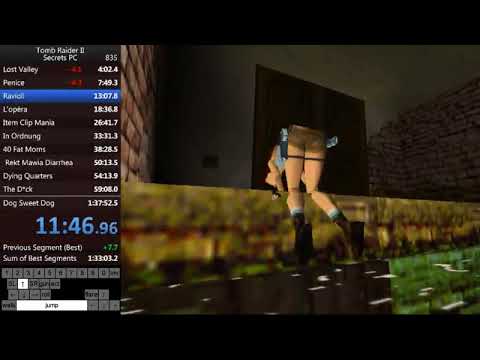 Tomb Raider 2 Glitched Secret Speedrun 1.37.03 (RTA)