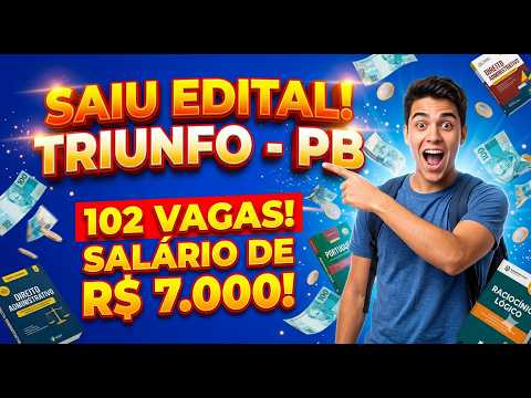 Concurso Prefeitura de Triunfo-PB: Vagas, Salários e Inscrições!