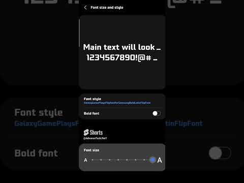 How To Change Font Size & Style | Android Mobiles Setting