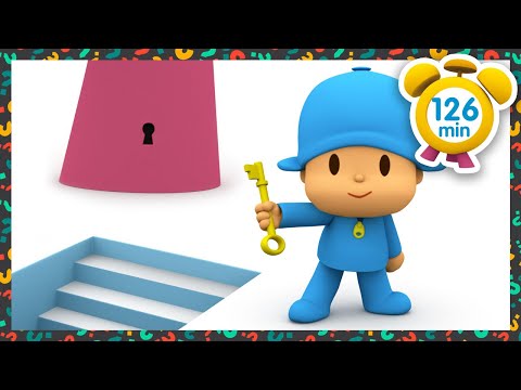 🗝 POCOYO em PORTUGUÊS do BRASIL - A chave mestra  [ 126 minutos ] | DESENHOS ANIMADOS para crianças