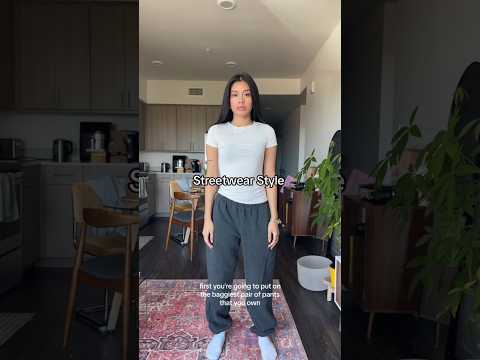 how to dress like a streetwear girly 😎 #streetwear #streetwearstyle #ootd