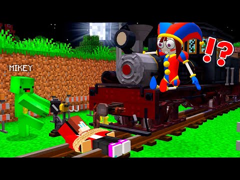 Insane Minecraft Train Trap Showdown - Noob Robot vs Maizen