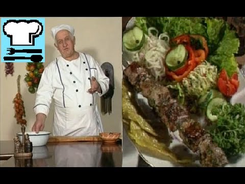 Шашлык. Как замариновать мясо? Грузинская кухня. Рецепт ТВ.
