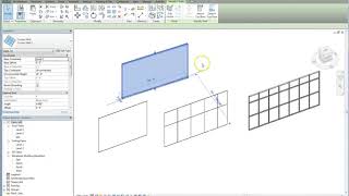 Revit Lesson 13 - Curtain Walls Grid Lines And Mullions