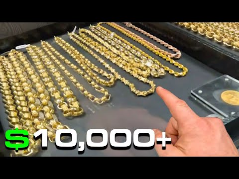 Buying $10,000+ Worth Of Gold LIVE! (Big Negotiation)