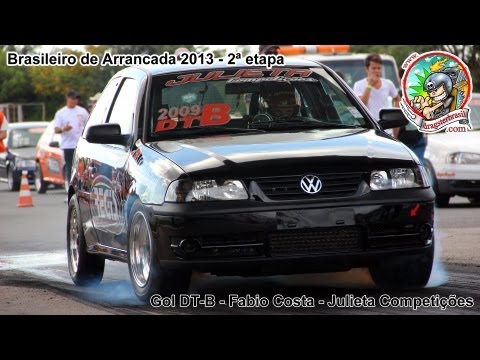 Gol turbo DT-B - Fabio Costa - Brasileiro de Arrancada 2013 - 2ª etapa