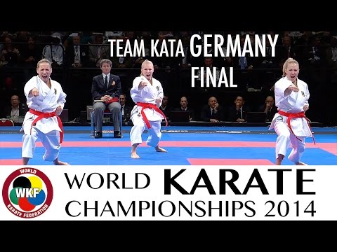 Final Female Team Kata GERMANY. 2014 World Karate Championships | WORLD KARATE FEDERATION
